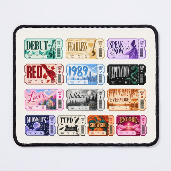 Item preview, Taylor Swift The Eras Ticket Stubs STICKER PACK BUNDLE designed and sold by taylorvinyls.