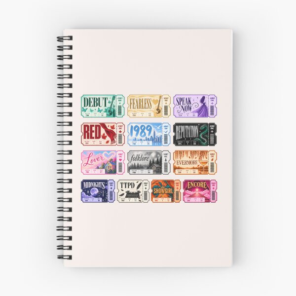 Item preview, Taylor Swift The Eras Ticket Stubs STICKER PACK BUNDLE designed and sold by taylorvinyls.