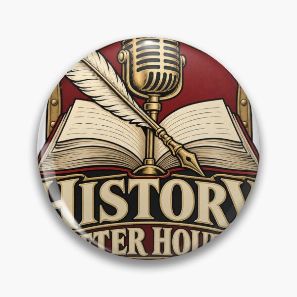 Item preview, History After Hours – Heraldic Book Crest designed and sold by Anna Brizuela.