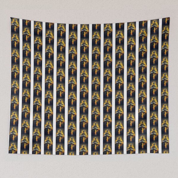 Item preview, Yellow Swordman Illustration Artwork Featuring Bold Warrior Design designed and sold by Mazcona.