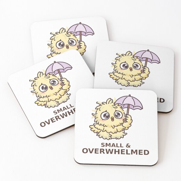 Item preview, Small and Overwhelmed - Kawaii Chick designed and sold by Visual Dept..