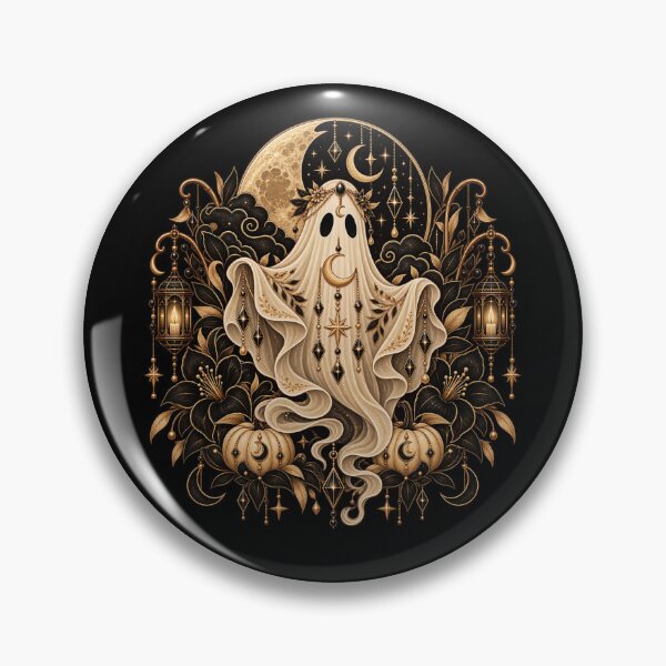 Item preview, Boho Celestial Ghost Lanterns Moon Art designed and sold by BohoMysticArt.