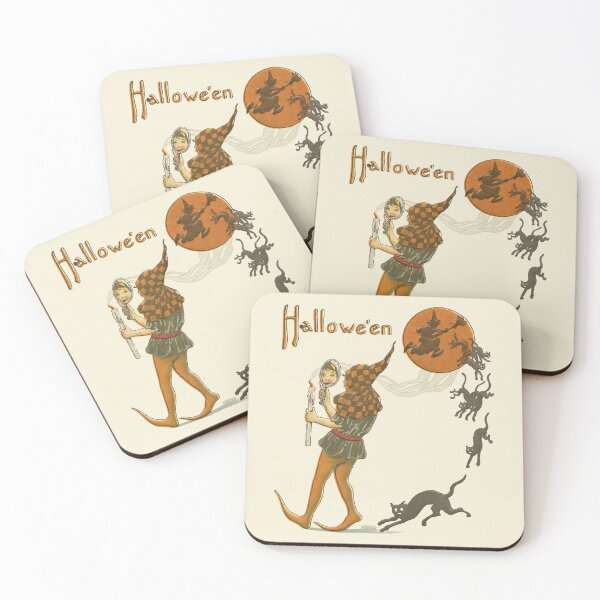 Item preview, Hallowe'en, If You But Go Backward, E. Nash Company Postcard designed and sold by Exhumed Archives.