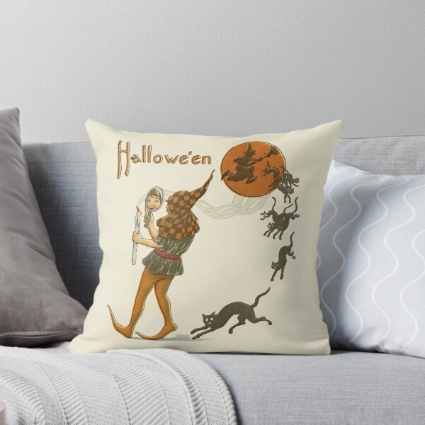 Item preview, Hallowe'en, If You But Go Backward, E. Nash Company Postcard designed and sold by Exhumed Archives.