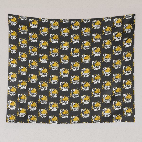 Item preview, Kid with the Golden Arm Artistic Illustration Design designed and sold by Mazcona.
