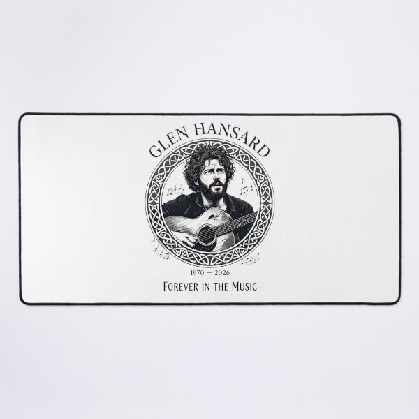 Item preview, Glen Hansard Acoustic Guitar Singer Vintage Folk Music Tribute designed and sold by Moad Fahim.