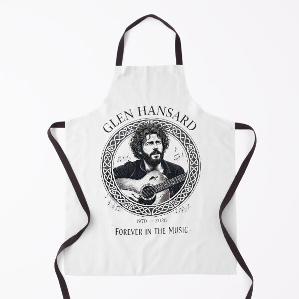 Item preview, Glen Hansard Acoustic Guitar Singer Vintage Folk Music Tribute designed and sold by Neon Bones Studio.