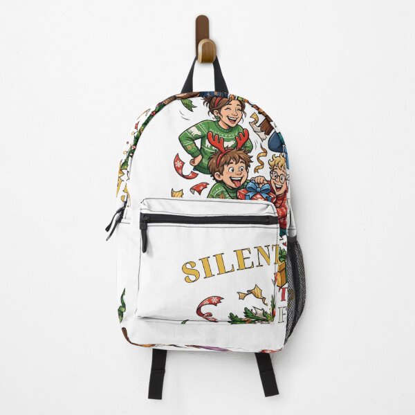 Item preview, Silent Night? Not With My Family — Funny Christmas Chaos Tee designed and sold by FitEnvy.