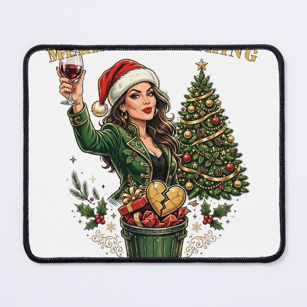 Item preview, Merry Everything Except My Ex — Sassy Christmas Breakup Tee designed and sold by FitEnvy.