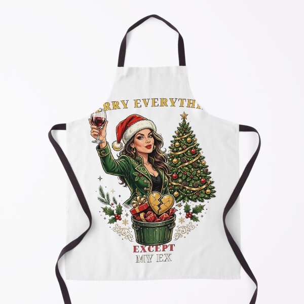 Item preview, Merry Everything Except My Ex — Sassy Christmas Breakup Tee designed and sold by FitEnvy.