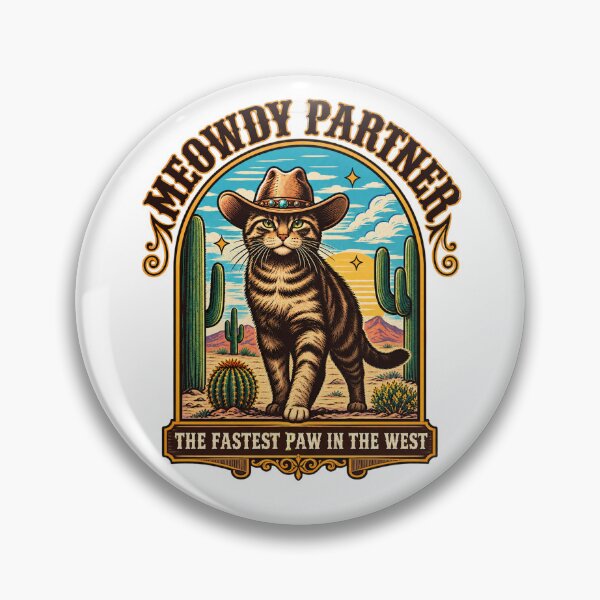 Item preview, Meowdy Partner Cat - Howdy Partner Cat Funny Western Cowboy designed and sold by aymmens.