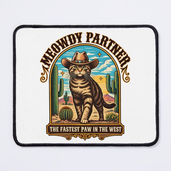 Item preview, Meowdy Partner Cat - Howdy Partner Cat Funny Western Cowboy designed and sold by aymmens.