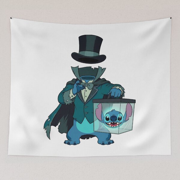 Item preview, Halloween Hatbox Spooky Ghost Cute Blue Alien designed and sold by maxstamm.