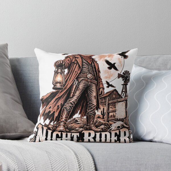Item preview, Pumpkin Cowboy – Night Rider Western Halloween designed and sold by pinkaesthetik.