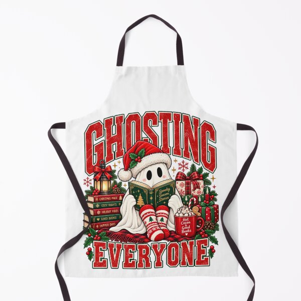 Item preview, Ghosting Everyone Cozy Christmas Book Lover designed and sold by Désigne Shirt.