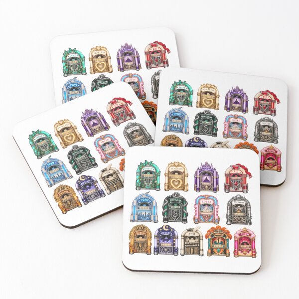 Item preview, Taylor Swift Albums Eras Jukebox Vintage Music sticker pack designed and sold by taylorvinyls.