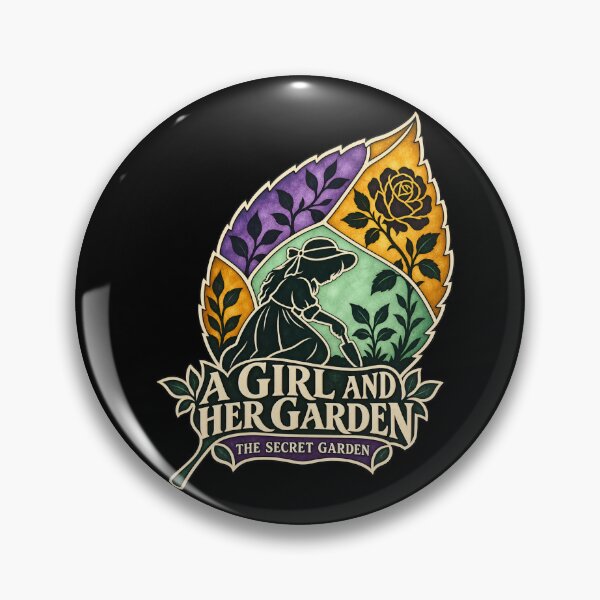 Item preview, The Secret Garden – A Girl and Her Garden designed and sold by Fenay Designs.