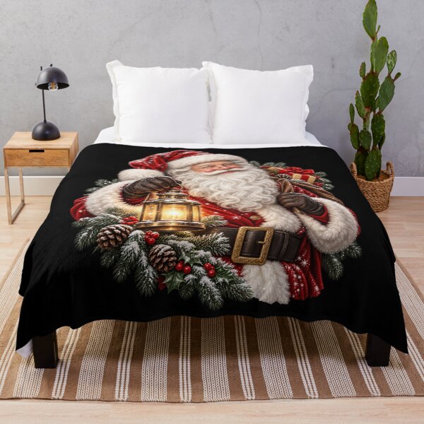 Item preview, Vintage Santa Christmas Lantern Holiday Design designed and sold by Désigne Shirt.