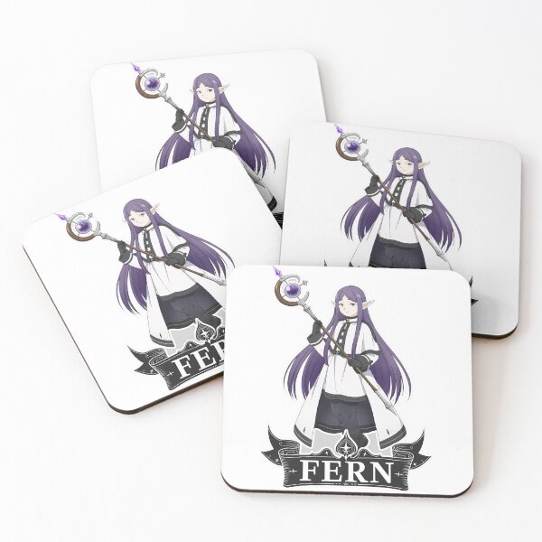 Item preview, Fern Name Banner Showcase Sticker - Frieren: Beyond Journey's End Fan Art designed and sold by Lesley D.