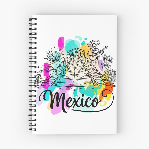 Item preview, Mexico Chichen Itza Colorful Travel Art designed and sold by EdwinkOne.
