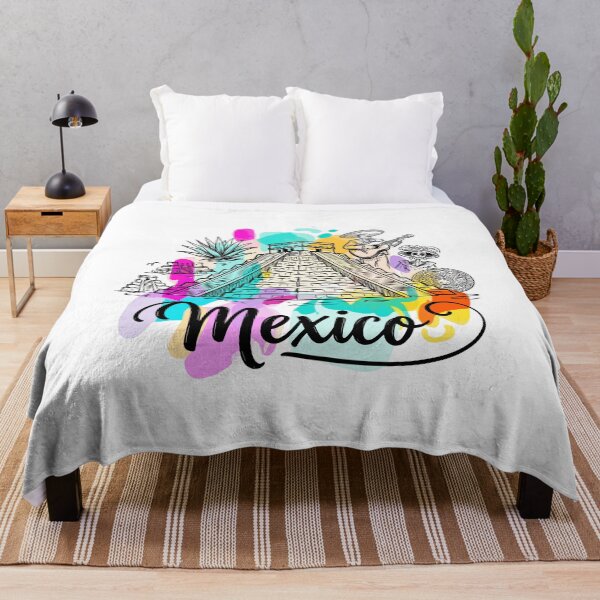 Item preview, Mexico Chichen Itza Colorful Travel Art designed and sold by EdwinkOne.