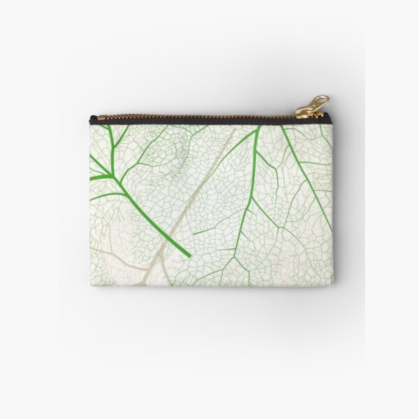 Item preview, Green Leaf Skeleton Veins Seamless Pattern — Minimalist Nature Botanical Art designed and sold by LYAN-STORE.