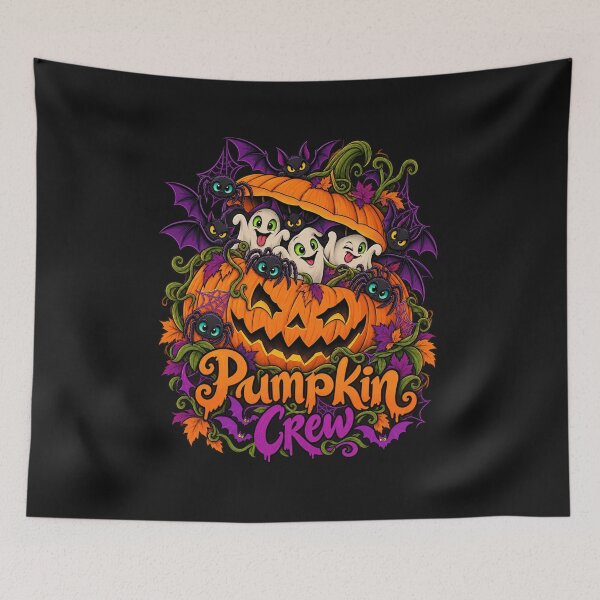 Item preview, Pumpkin Crew – Cute Halloween Ghosts designed and sold by Aimetoi.