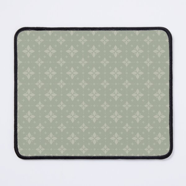 Item preview, Thai Floral Diamond Seamless Pattern Blue Gray Cream Traditional Textile Design designed and sold by KOPatternCo.