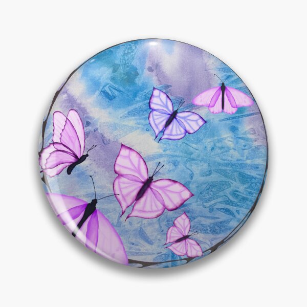 Item preview, purple butterflies on abstract background designed and sold by Janetlousart.