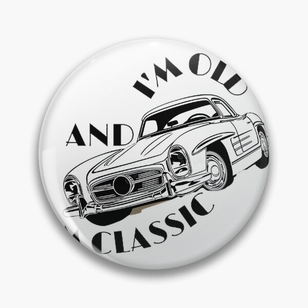 Item preview, Vintage Classic Car Sticker Inspired by Elegant Mercedes Style designed and sold by MarilooArt.