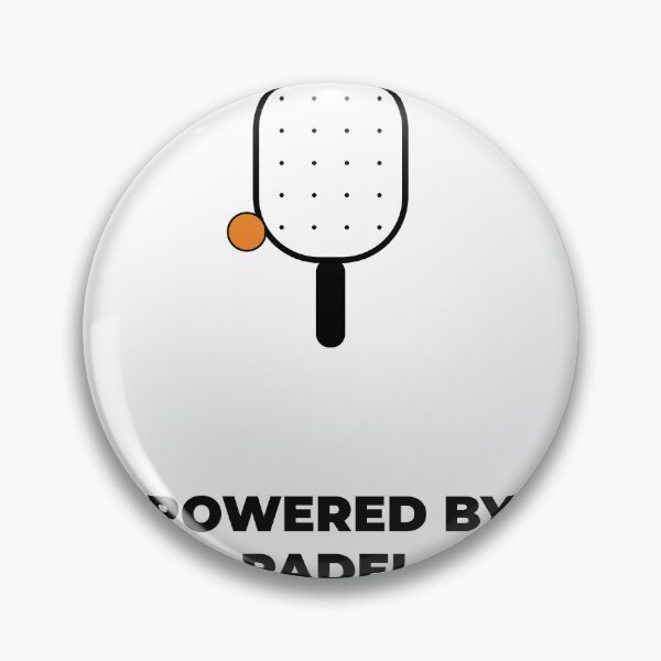 Item preview, Powered By Padel Funny Sports Shirt designed and sold by CourtCultureHQ.