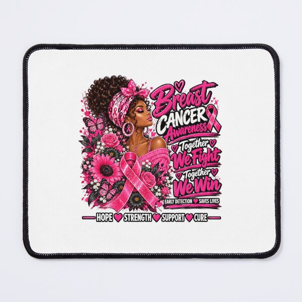 Item preview, Black Women Fight Breast Cancer Pink Ribbon designed and sold by GitSticker.