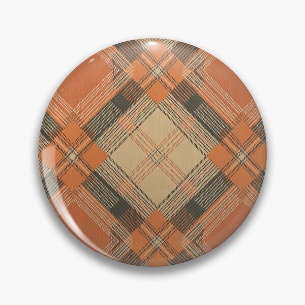 Item preview, Autumn Terracotta Plaid Tartan Diamond Pattern designed and sold by Mindful Wall Art Studio.
