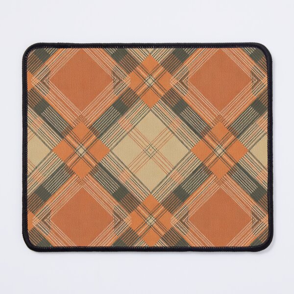 Item preview, Autumn Terracotta Plaid Tartan Diamond Pattern designed and sold by Mindful Wall Art Studio.