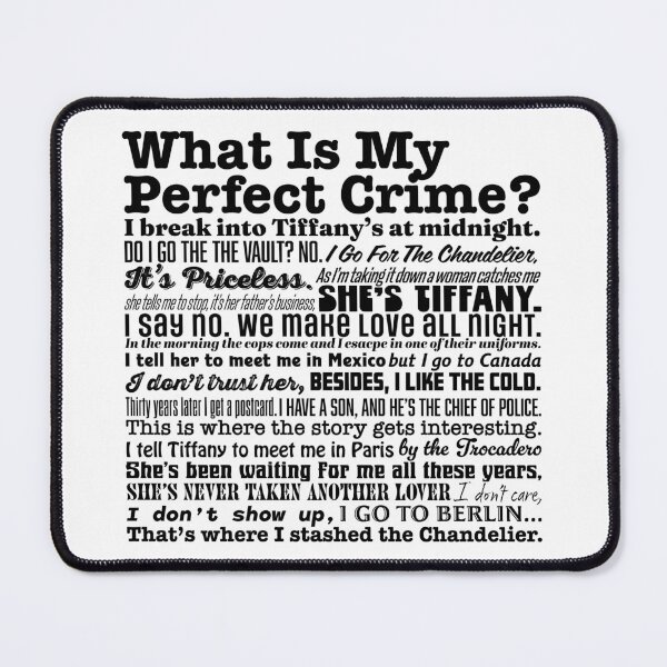 Item preview, The Office Dwight's Perfect Crime designed and sold by colormemaroon.