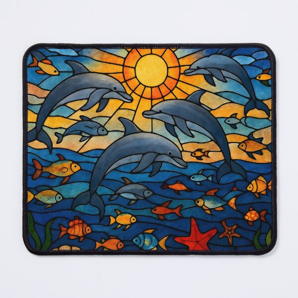 Item preview, Stained Glass Ocean Life designed and sold by Sybille-Yates.