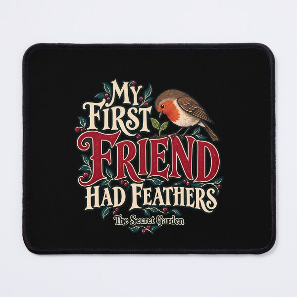 Item preview, The Secret Garden – My First Friend Had Feathers designed and sold by Fenay Designs.