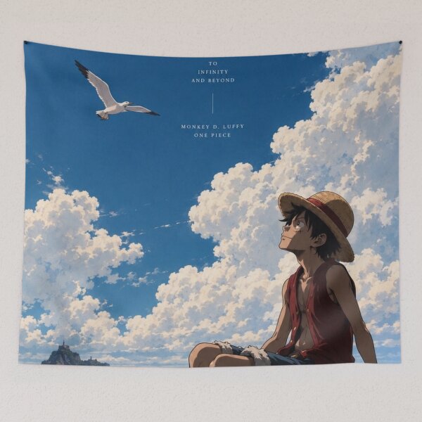 Item preview, Monkey D Luffy Ocean Dock Sky One Piece (HIGH-QUALITY)    designed and sold by ShawnMorrisDesigns.