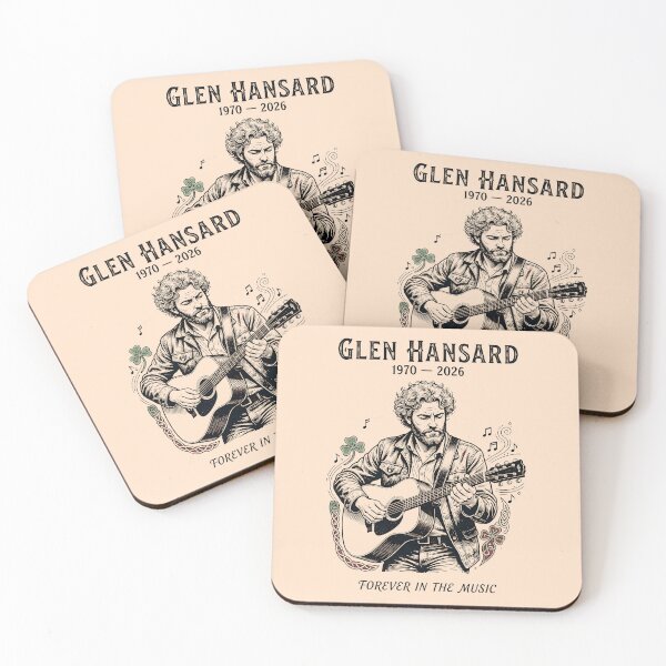 Item preview, Glen Hansard Acoustic Guitar Singer Vintage Folk Music Tribute designed and sold by Moad Fahim.