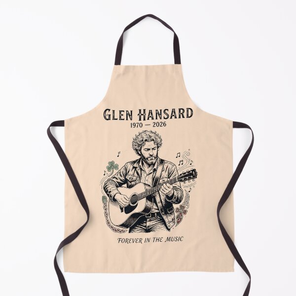 Item preview, Glen Hansard Acoustic Guitar Singer Vintage Folk Music Tribute designed and sold by Neon Bones Studio.