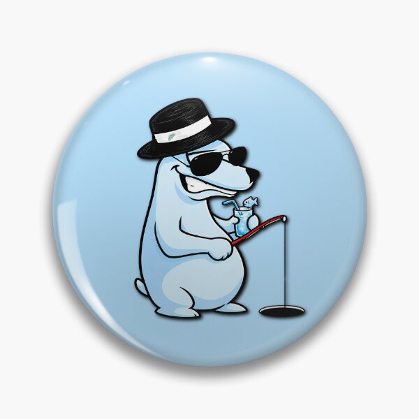 Item preview, Mr. Nonchalance Bear Sippin' with Attitude - Fishing designed and sold by YOFANTZ!.