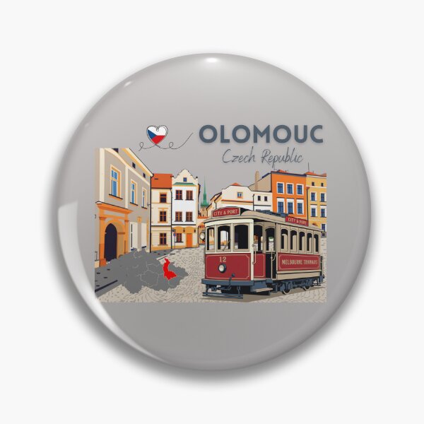 Item preview, Olomouc Czech Republic Travel City Design designed and sold by AnulaArt.