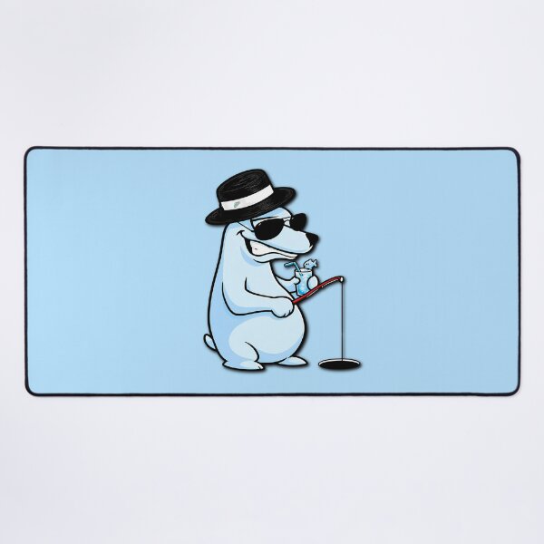 Item preview, Mr. Nonchalance Bear Sippin' with Attitude - Fishing designed and sold by YOFANTZ!.