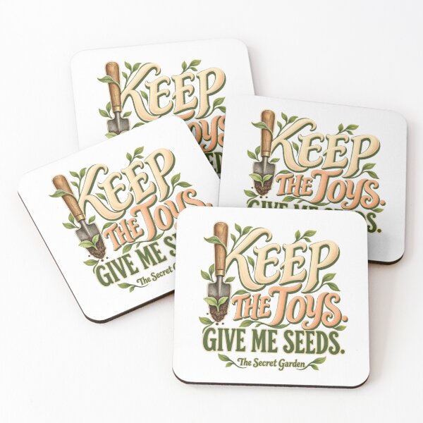 Item preview, The Secret Garden – Keep the Toys. Give Me Seeds. designed and sold by Fenay Designs.