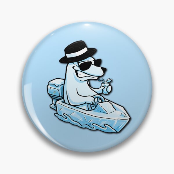Item preview, Mr. Nonchalance Bear Sippin' with Attitude - Ridin' a Boat designed and sold by YOFANTZ!.