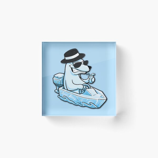 Item preview, Mr. Nonchalance Bear Sippin' with Attitude - Ridin' a Boat designed and sold by YOFANTZ!.