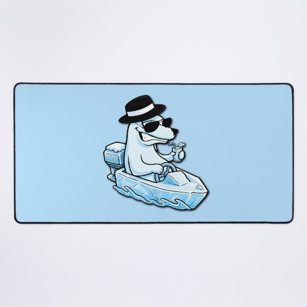 Item preview, Mr. Nonchalance Bear Sippin' with Attitude - Ridin' a Boat designed and sold by YOFANTZ!.