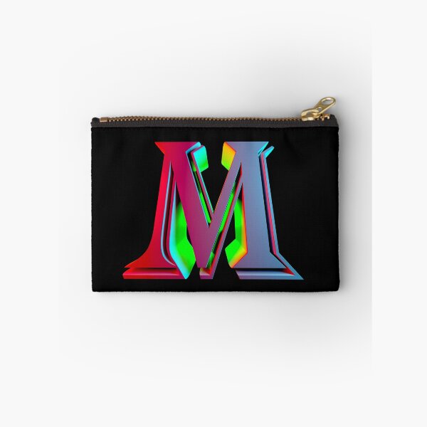Item preview, Neon 3D Letter M - Retro Synthwave Style designed and sold by Creatigrafo.