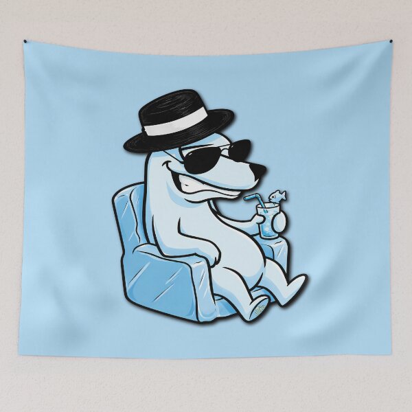 Item preview, Mr. Nonchalance Bear Sippin' with Attitude - Chilling on the Couch designed and sold by YOFANTZ!.