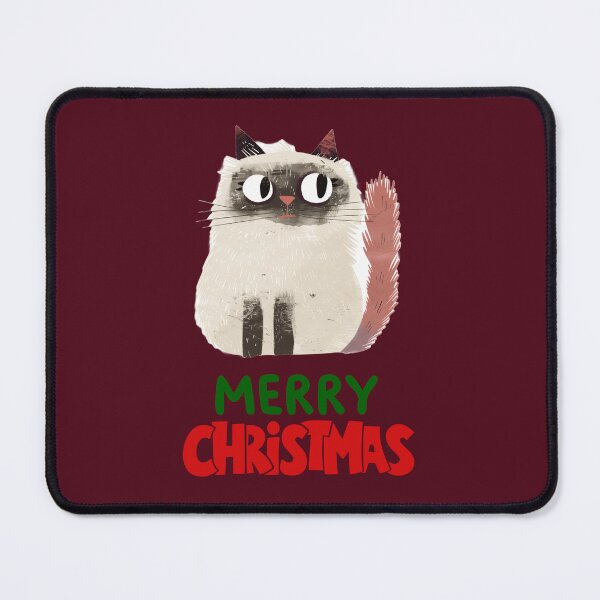 Item preview, Cute Ragdoll Cat Merry Christmas Holiday Art designed and sold by stormk10.